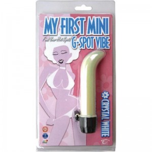 My First(tm) G-Spot 6 Zoll (15 cm) Vibe. Crystal White